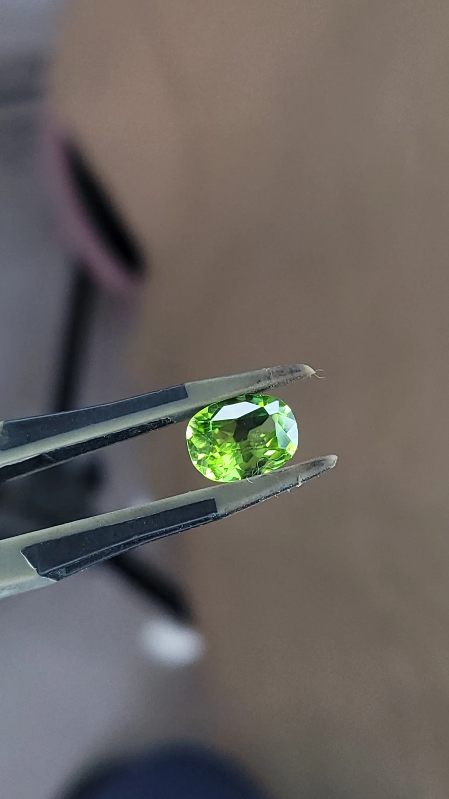 2.5ct Peridot Cushion cut From Pakistan — view 1