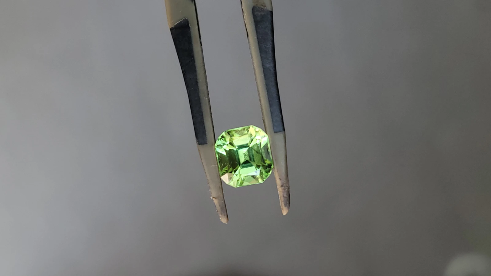 3ct Peridot Cushion Cut From Pakistan — view 3