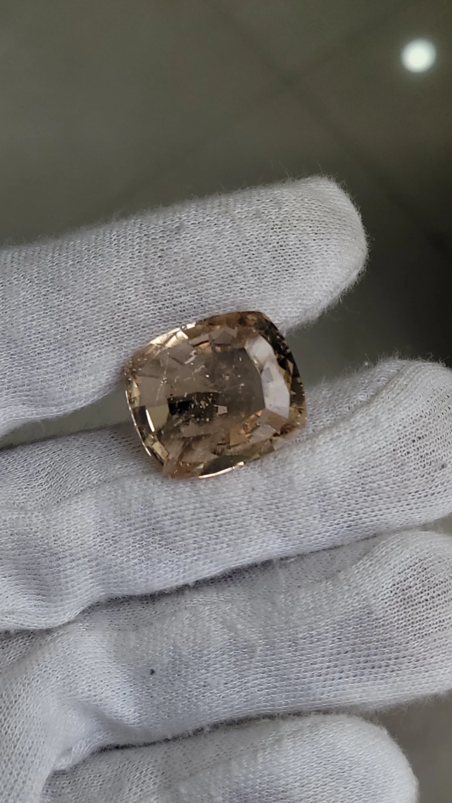 36.05ct Topaz cushion cut From Pakistan — view 2