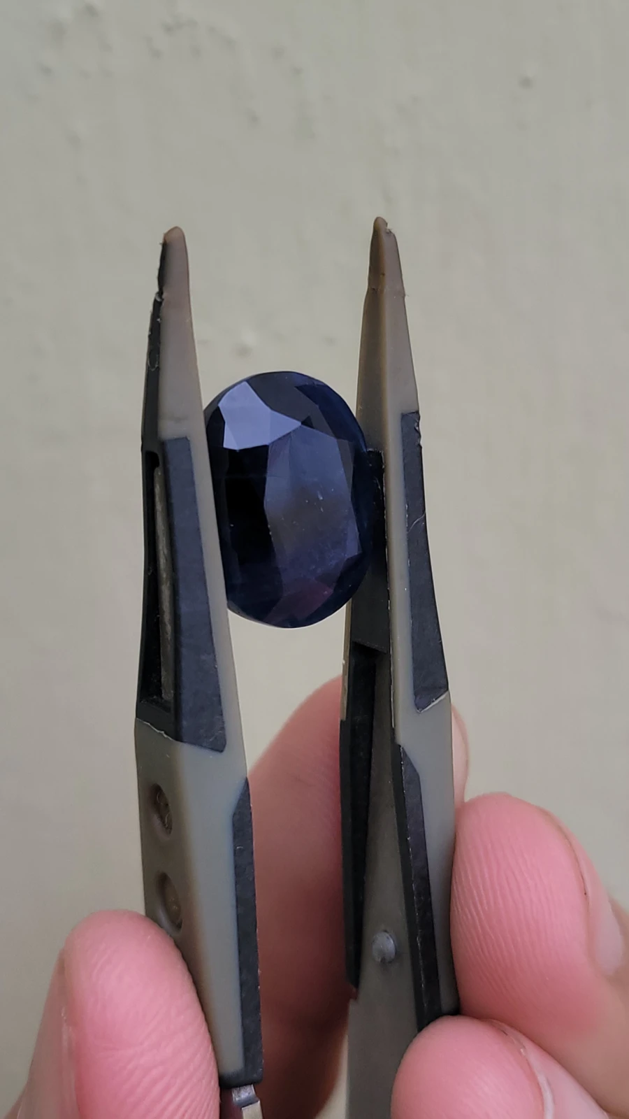 9.35 carats Blue sapphire Oval cut From Afghanistan — view 4