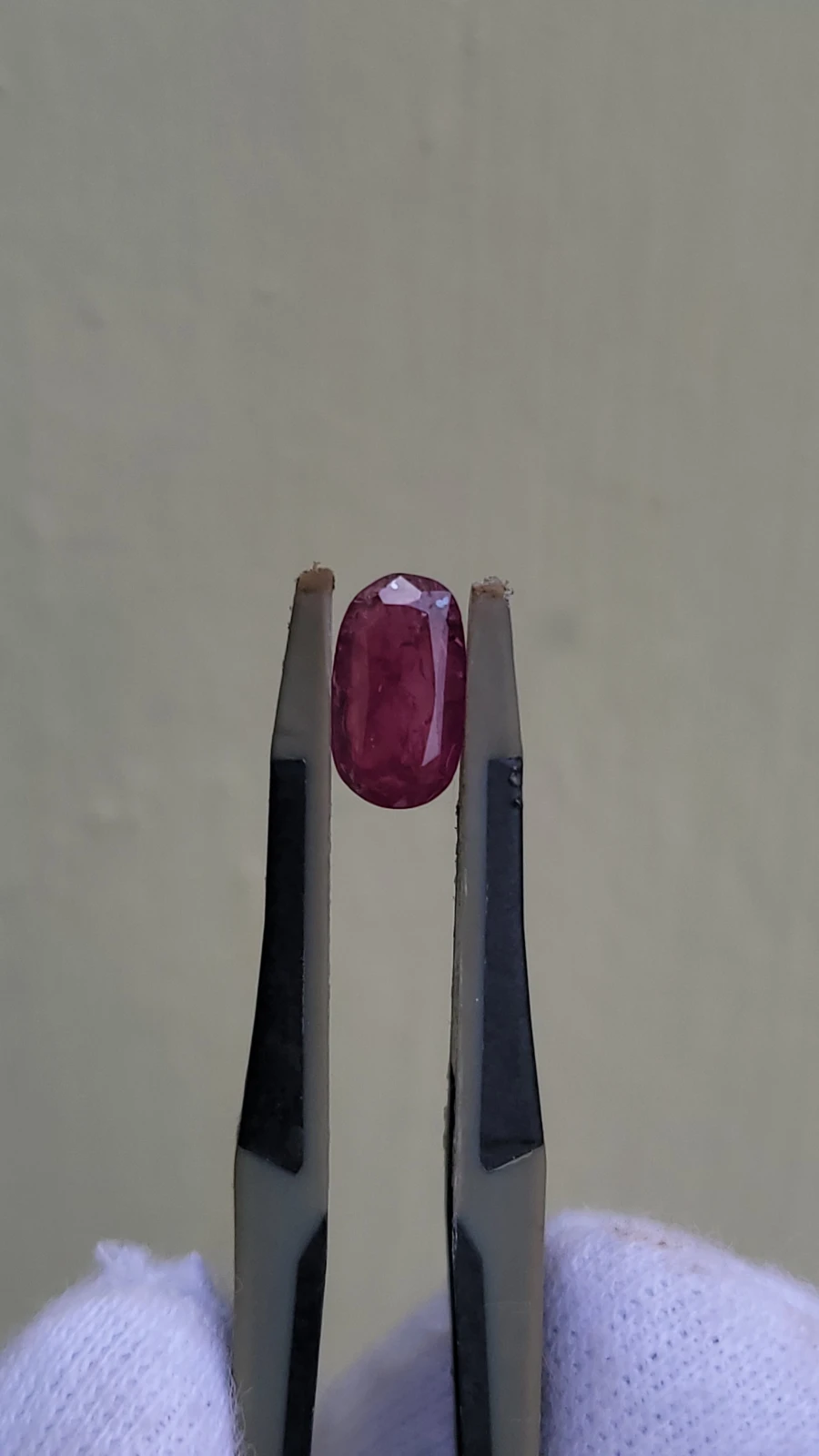 1.65 Ct Natural Ruby Cushion Cut — view 1