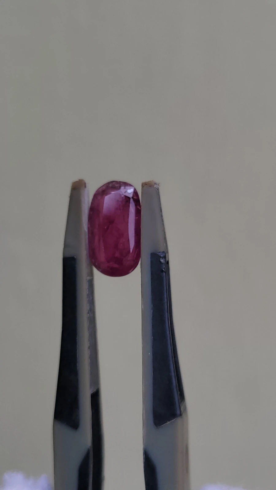 1.65 Ct Natural Ruby Cushion Cut — view 3