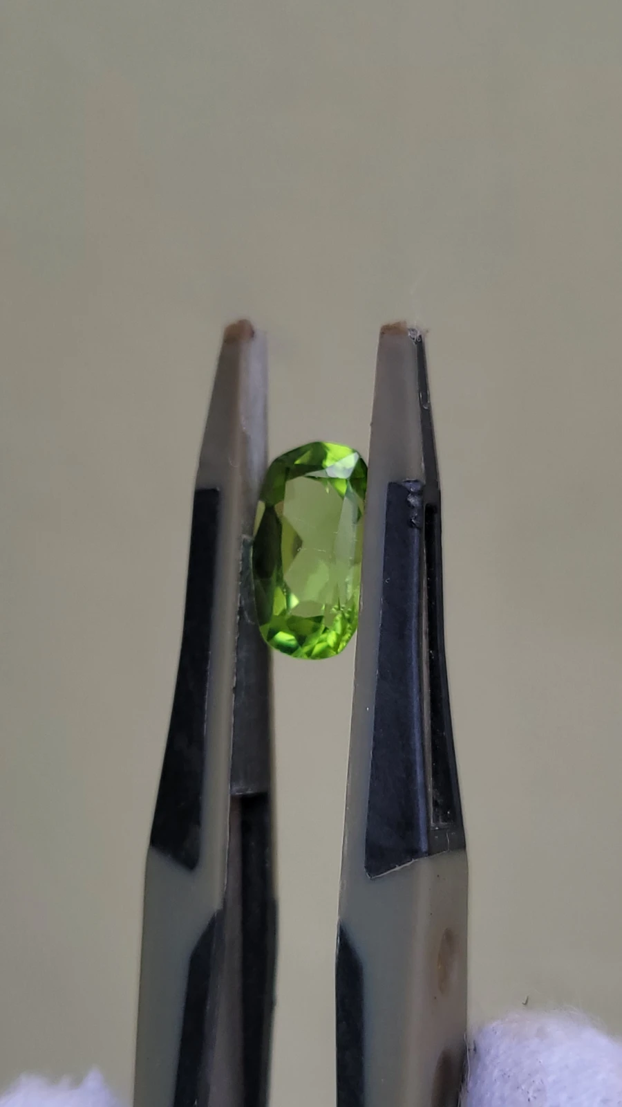 2.05ct Peridot Cushion Cut From Pakistan — view 5