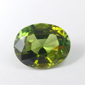 2.65ct Lustrous Natural Green Tourmaline Oval Cut Loose Gemstone From Nigeria