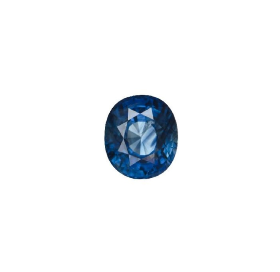 2.14 CT Natural Blue Sapphire Brilliant Cut Oval Shape Loose Gemstone