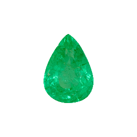 Bellerophon Certified 5.92 Ct Natural Panjshir Emerald Pear Shape Loose Gemstone