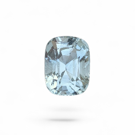 Natural Light Blue Aquamarine 8.75 Carat Cushion Faceted Loose Gemstone description