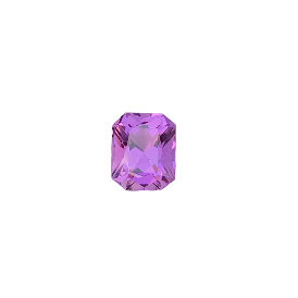 Natural Purple Amethyst 2.83 carat Faceted Cut Octagon Loose Gemstone
