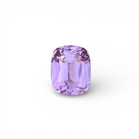 13 ct. Natural Unheated Kunzite Cushion Shape Loose Gemstone from Afghanistan