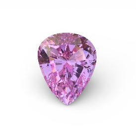 74.20 ct Natural Pink Kunzite Pear Shape Loose Gemstone from Afghanistan