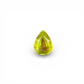 IGI Certified 0.67ct Natural Greenish Yellow Chrysoberyl Pear Shape Loose Gemstone