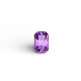 2.87ct Natural Purple Amethyst Octagon Shape Loose Gemstone