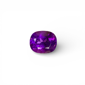 5.35 ct Natural Purple Amethyst Cushion Shape Loose Gemstone