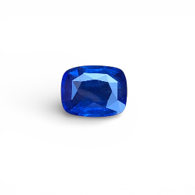AIG Certified 3.91 ct Natural Blue Sapphire Cushion Shape Loose Gemstone from Sri Lanka