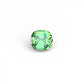 5.20 ct Natural Mint Green Peridot Cushion Shape Loose Gemstone from Supat Valley Pakistan