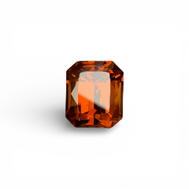 Faceted Citrine Gemstone: 28.70 ct Octagon Cut Healing Crystal