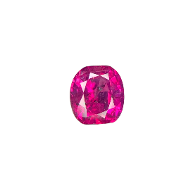 Natural Kashmir Ruby Gemstone 0.98 ct | Cushion Cut Pinkish Red Loose Stone for Jewelry