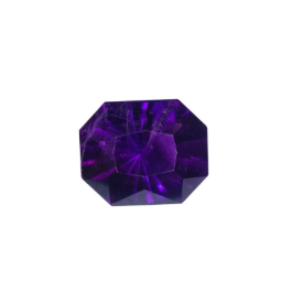 17.4 Natural Siberian type  Amethyst Radiant Cut from Nigeria