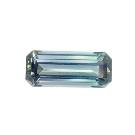 2.23ct Natural Lagoon Tourmaline Emerald Cut Gemstone  From Afghanistan