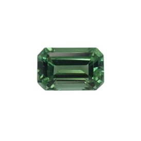 0.74ct Natural Green Tourmaline Ascher Cut Loose Gemstone From Afghanistan