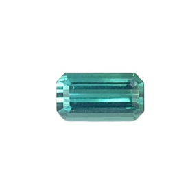 0.92ct Natural Aqua Blue Tourmaline Emerald Cut Loose Gemstone From Afghanistan