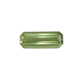 0.92ct Natural Tourmaline Grey Yellow Green Octagon Step Cut Loose gemstone From Afghanistan