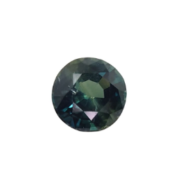1.03ct Natural Bicolor Sapphire Round Cut Loose Gemstone From Nigeria