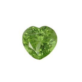 2.02ct Natural Peridot Heart Cut Loose Gemstone From Pakistan