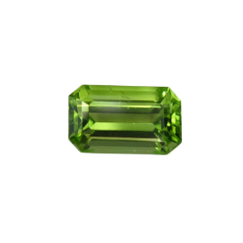 3.20ct Natural Peridot Emerald Cut Loose Gemstone From Pakistan