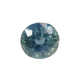 2.41ct Natural Sapphire Aqua Blue Round Cut Loose Gemstone From Malawi