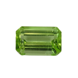 2.07 ct Natural Peridot Emerald Cut Loose Gemstone From Pakistan