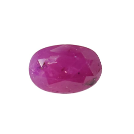 1.79ct Natural Pinkish Red Oval Cut Ruby  Loose Gemstone From Afghanistan