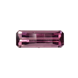 2.6ct Natural Pink Tourmaline Emerald Cut Loose Gemstone From Afghanistan
