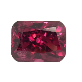 1.6ct Natural Rhodolite Garnet Fancy Cut Loose Gemstone From Tanzania