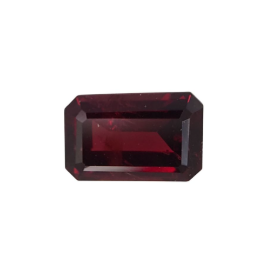 1.73ct Natural Rhodolite Garnet Emerald Cut Loose Gemstone From Tanzania