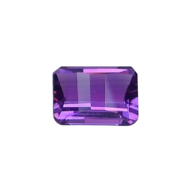 4.63ct Natural Purplish Amethyst Emerald Cut Loose Gemstone From Brazil