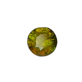 0.88ct Natural Sphene Titanite Round Cut Loose Gemstone From Madagascar