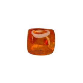 4.01ct Natural Fanta Garnet Square Cut Loose Gemstone From Nigeria