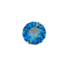 7.37ct Natural Swiss Blue Topaz Round Cut Loose Gemstone From Nigeria