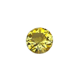 2.22ct Natural Round Cut Yellowish Citrine Loose Gemstone