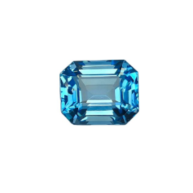 15.80ct Natural Blue Topaz Modified Cushion Cut Loose Gemstone From Brazil