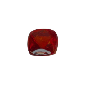 11.90ct Natural Fanta Garnet Square Cut Loose Gemstone From Nigeria