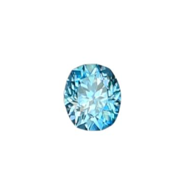2.78ct Natural Blue Zircon Oval Cut Loose Gemstone From Nigeria