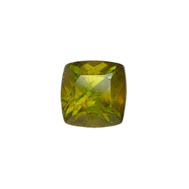 1.91ct Beautiful Natural Titanite Square Cut Faceted Loose Gemstones from Brazil