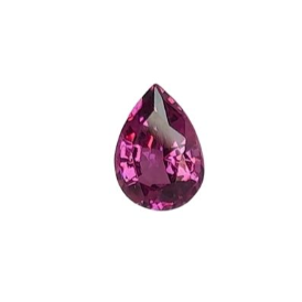 1.51ct Beautiful Natural Rhodolite Garnet  Pear Cut Faceted Loose Gemstones from Tanzania