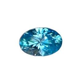 2.05ct Natural Blue Zircon Oval Cut Loose Gemstone From Cambodia