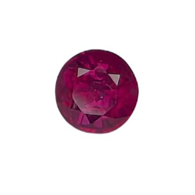 2.12ct Natural Rhodolite Garnet  Round Cut Faceted Loose Gemstones from Tanzania
