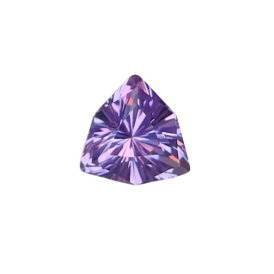 6.39ct Beautiful Natural Amethyst Trillion Cut Faceted Loose Gemstones from Brazil