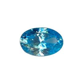 2.51ct Natural Blue Zircon Faceted Loose Gemstone From Cambodia