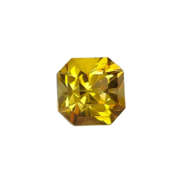 3.78ct Natural Citrine Modified Cushion Cut Faceted Loose Gemstone From Brazil